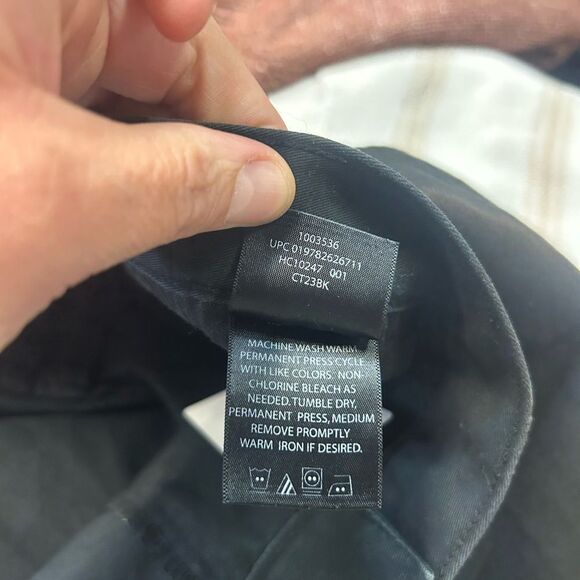 VanHeusen men 16 black dress shirt - Picture 3 of 8